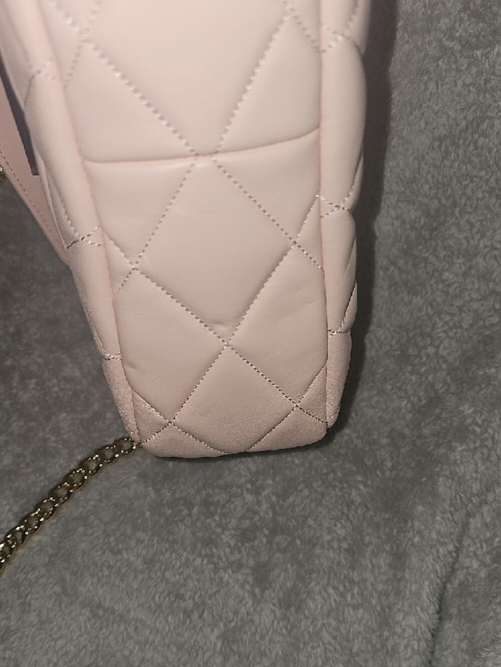 kate spade Quilted Light Pink Chain-Shoulder Crossbody - Picture 7 of 9